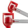 2Pcs Adjustable Funnel Dispenser, All in One Protein Powder Container with Scoop, Portable Supplement Storage for Narrow Bottles, Kitchen Tool