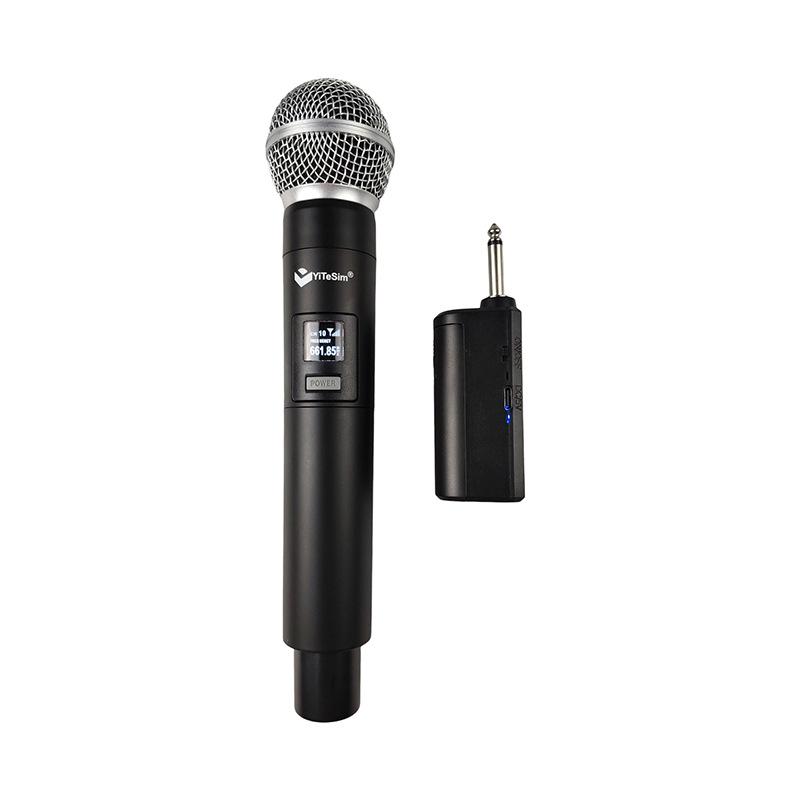 

SM-58 Rechargeable 2.4G Wireless Mic: Ideal for Singing, Stage, Outdoor Shows, and Live Broadcasts