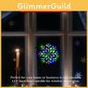 Window Led Snowflake Fairy Light Up Home Party Xmas Christmas Star Decoration