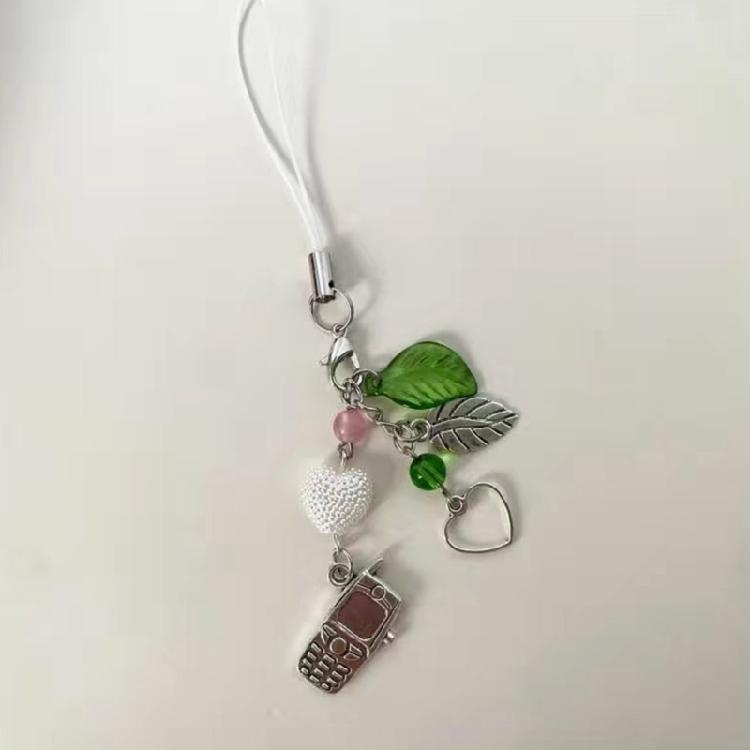 Y2K Bear Wing Headphone Charm Pendant Hanging Decoration for Keys Bag Purse