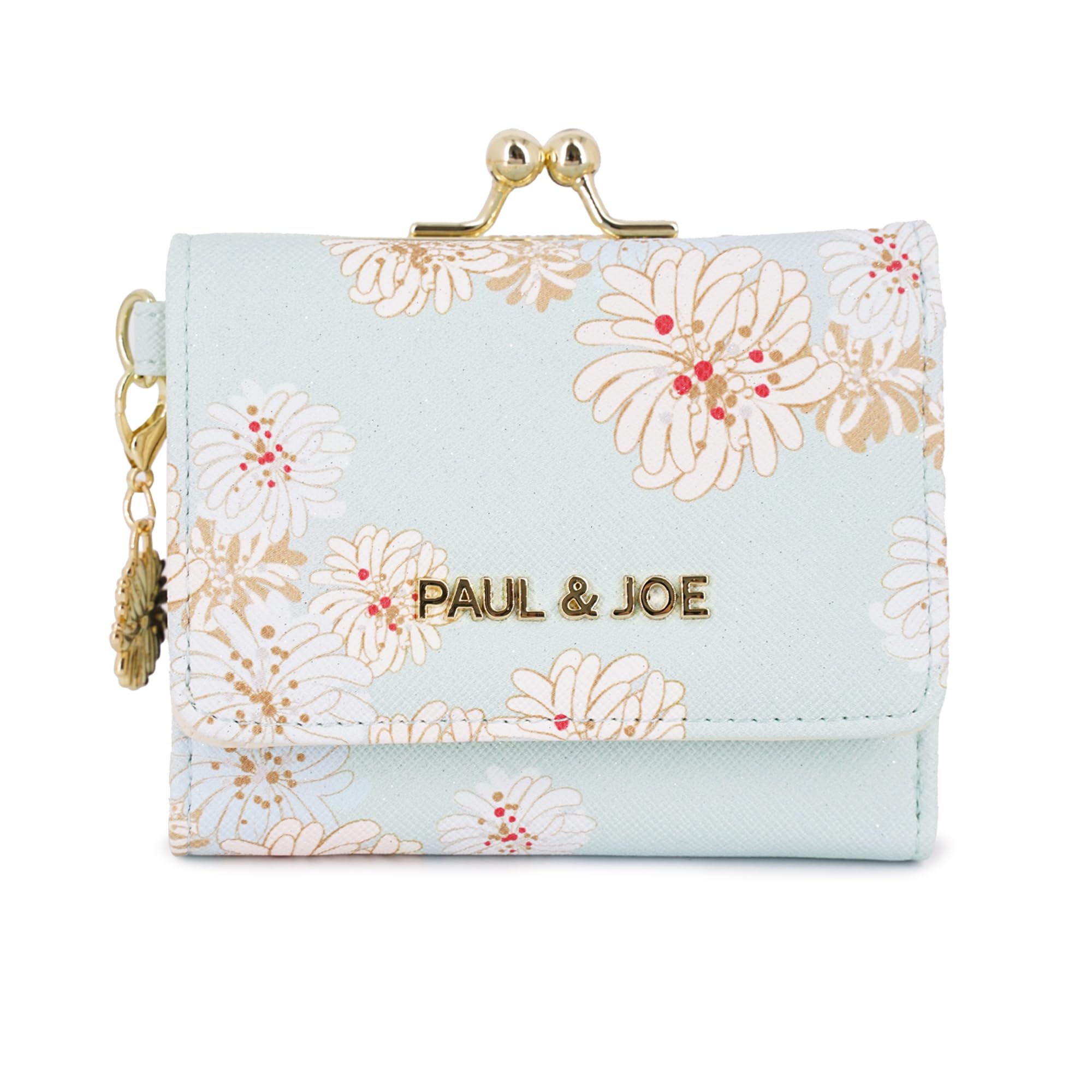 

ACCESSOIRES Mini Wallet Chrysantheme Print Floral Wallet Clasp Wallet [Paul & Joe] PJA-W972 Women s