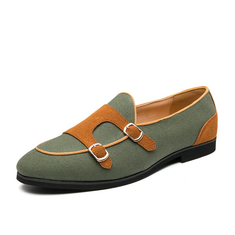 Luxusmarke Wildleder Schuhe für Herren Britischer Stil Designer Herren Freizeitschuhe Slipper Flats Businessschuhe Herren Übergröße 48