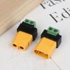 Xt60 Male Female To 2Pin Terminal Adapter Solderless Charging Connector For Uav Balance Charger Solar Panel Model Devices