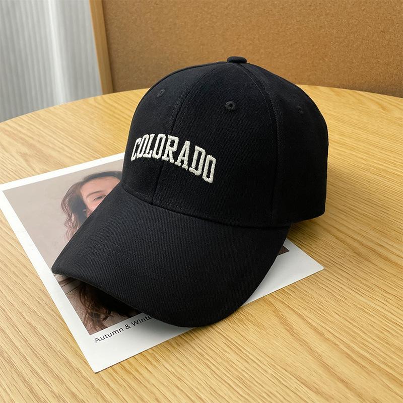 Big Head Circumference Hard top Baseball Hat Women's Autumn and Winter Korean Style Enlarged Deep Top Face Showing Small Duck Cap