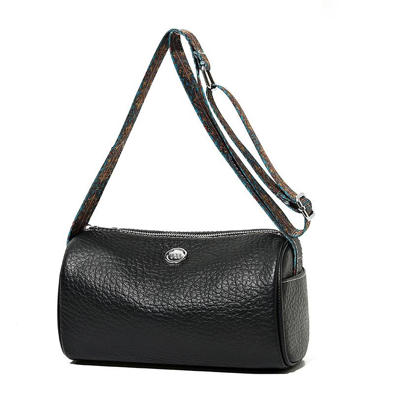 First Layer Cowhide Pillow Women'S Genuine Leather Women'S Bag Trendy Shoulder Messenger Bag