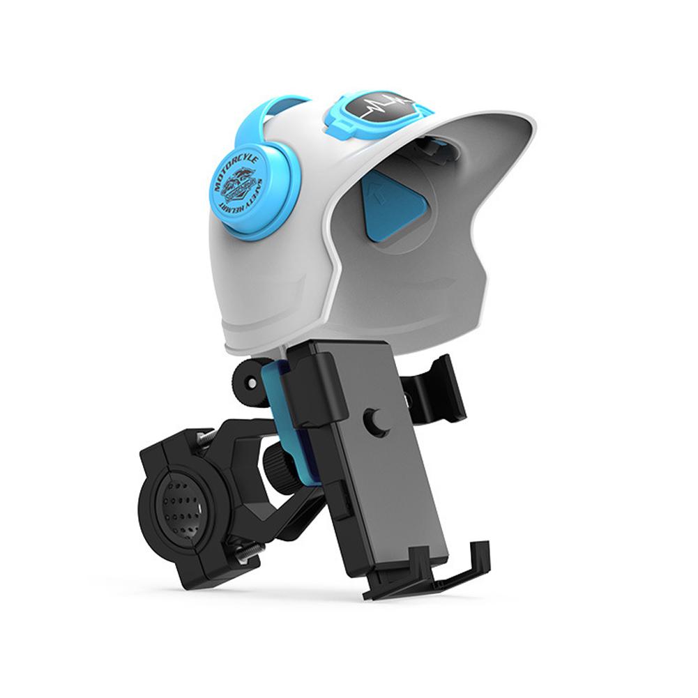 Motorcycle Phone Holders Universal Motorcycle Handlebar Mount Phone Stand With Sun Visor GPS Navigation Support Bracket