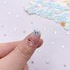 7mm/9mm/11mm Mixed Glitter Resin Colorful Mini 3D Rotating Crystals Butterfly Flat Back Rhinestone Nail Art Applique DIY Crafts