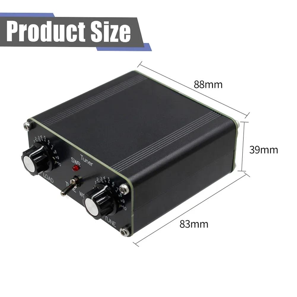 

HAM Radio Tuner QRP Manual Antenna Tuner Continuous Power Rating 5W Compact Portable Antenna Tuner Portable Outdoor Use China Mainland