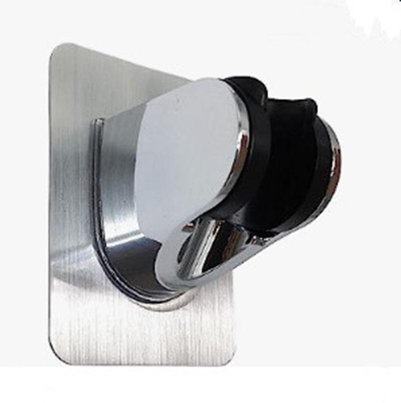 Punch-Free Adjustable Shower Head Wall Mount and Holder