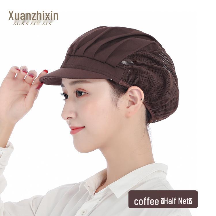 Xuanzhi Women's Breathable Dustproof Kitchen & Chef Hat for Hygiene and Protection