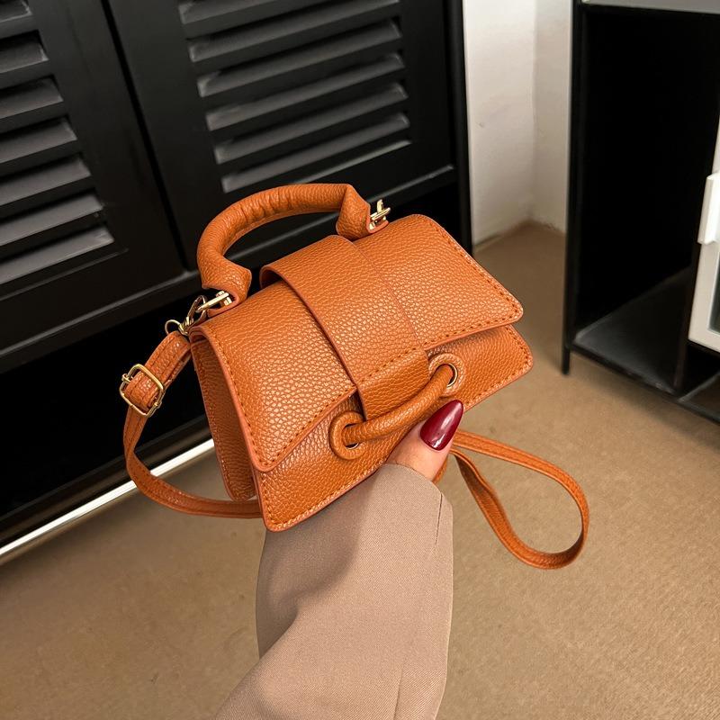 Fashion Versatile Belt Decoration Mini Bag Niche Handbag New High-end Single Shoulder Messenger Small Square Bag