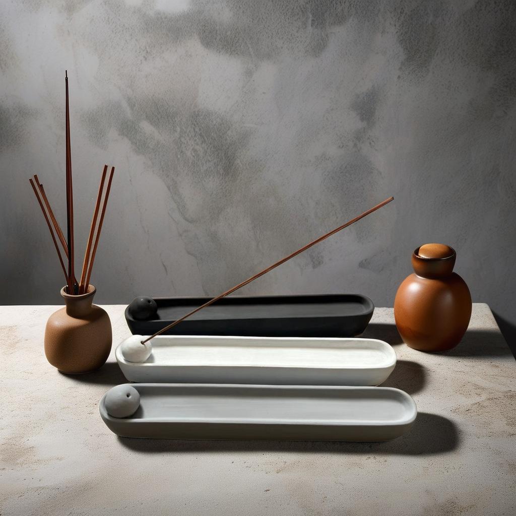 Incense Burner Incense Holder Perfect Ideal Spiritual Meditation Gift Eco-friendly Stone Design Handmade