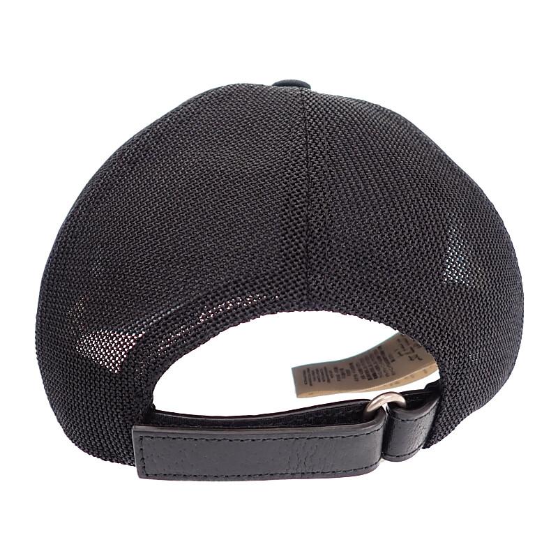 Gucci 701324 4HAOY 1060 XL Cap Black Cotton Mens