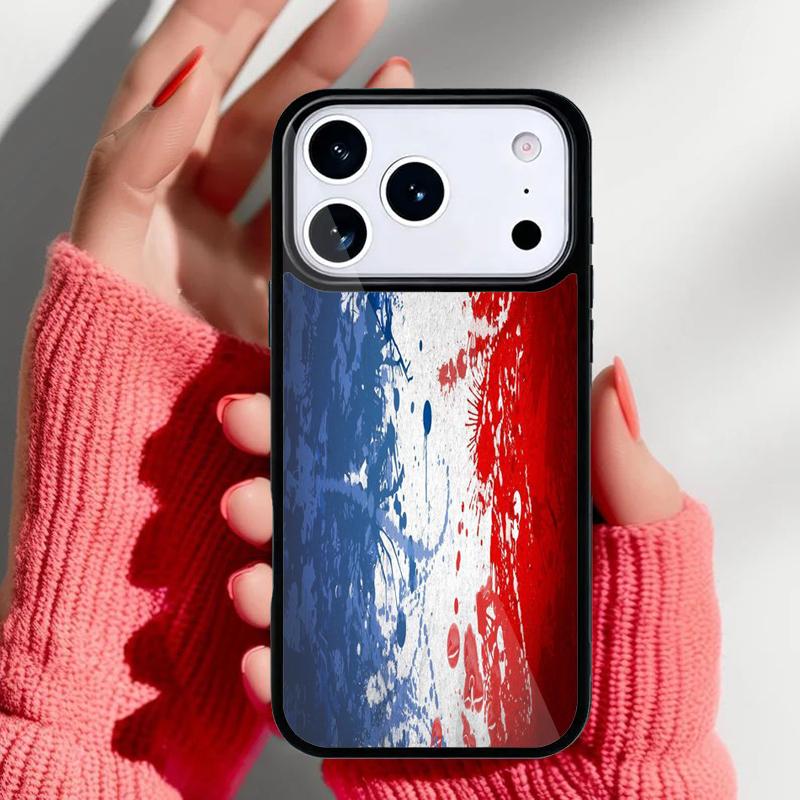 France National Flag Phone Case for iPhone 17 16 15 14 13 Pro Max Back Cover for 12 11 Pro Coque