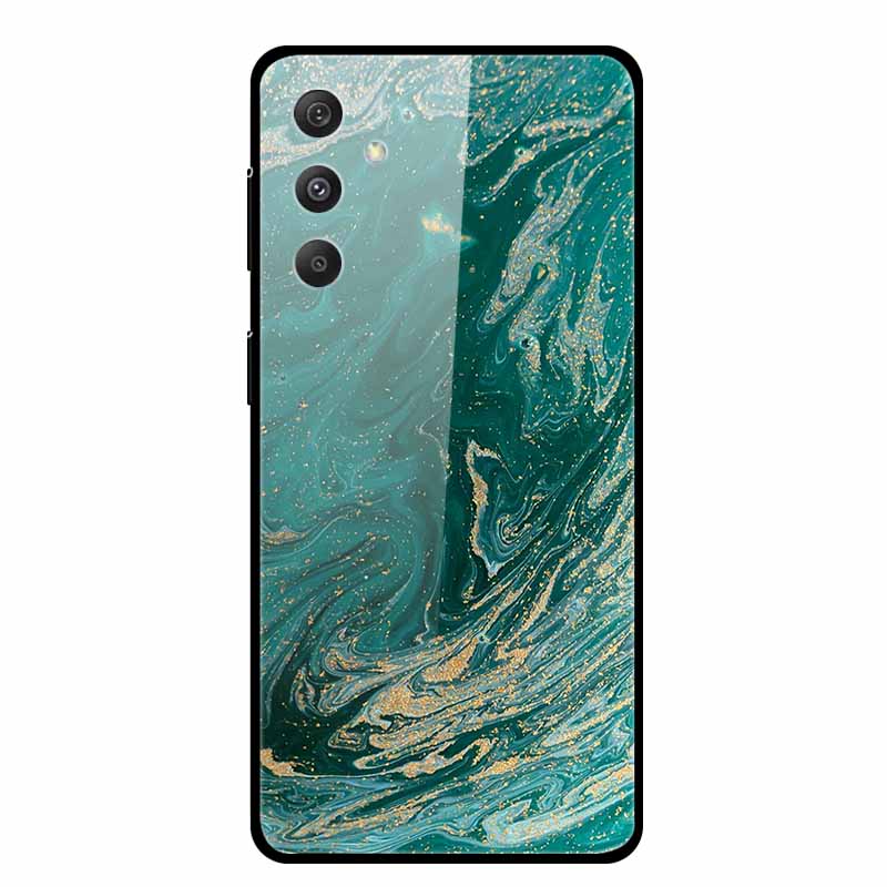 For Samsung Galaxy M54 M34 M14 Case Luxury Tempered Glass Back Cover Hard Case Samsung Galaxy M 54 Capa Fundas Coque Colorful