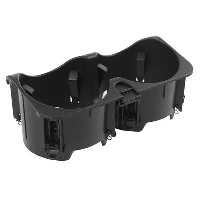 Para Mercedes Benz W221 2009-2012 Suporte para Copos de Água e Garrafas de Bebida de Duplo Furo na Console Central do Carro Preto