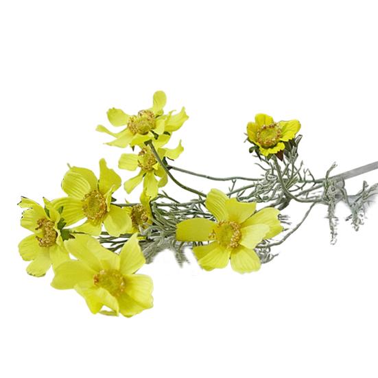 

Причудливый искусственный цветок, не требующий полива, красочный, реалистичный жёлтый