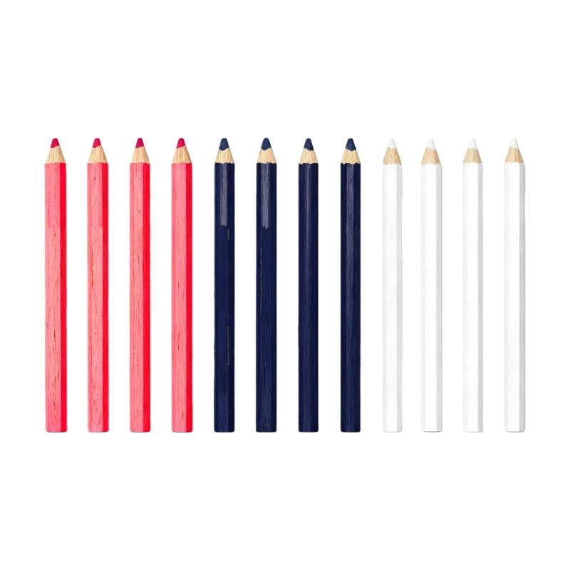 

12Pcs Wooden Sewing Pencils Fabric Marking Pencil for Drawing on Glass Ceramic Fabric Tailoring and Dressmaking Craft 1