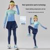 Conjunto de Treino Esportivo de Secagem Rápida para Meninas Moonkids