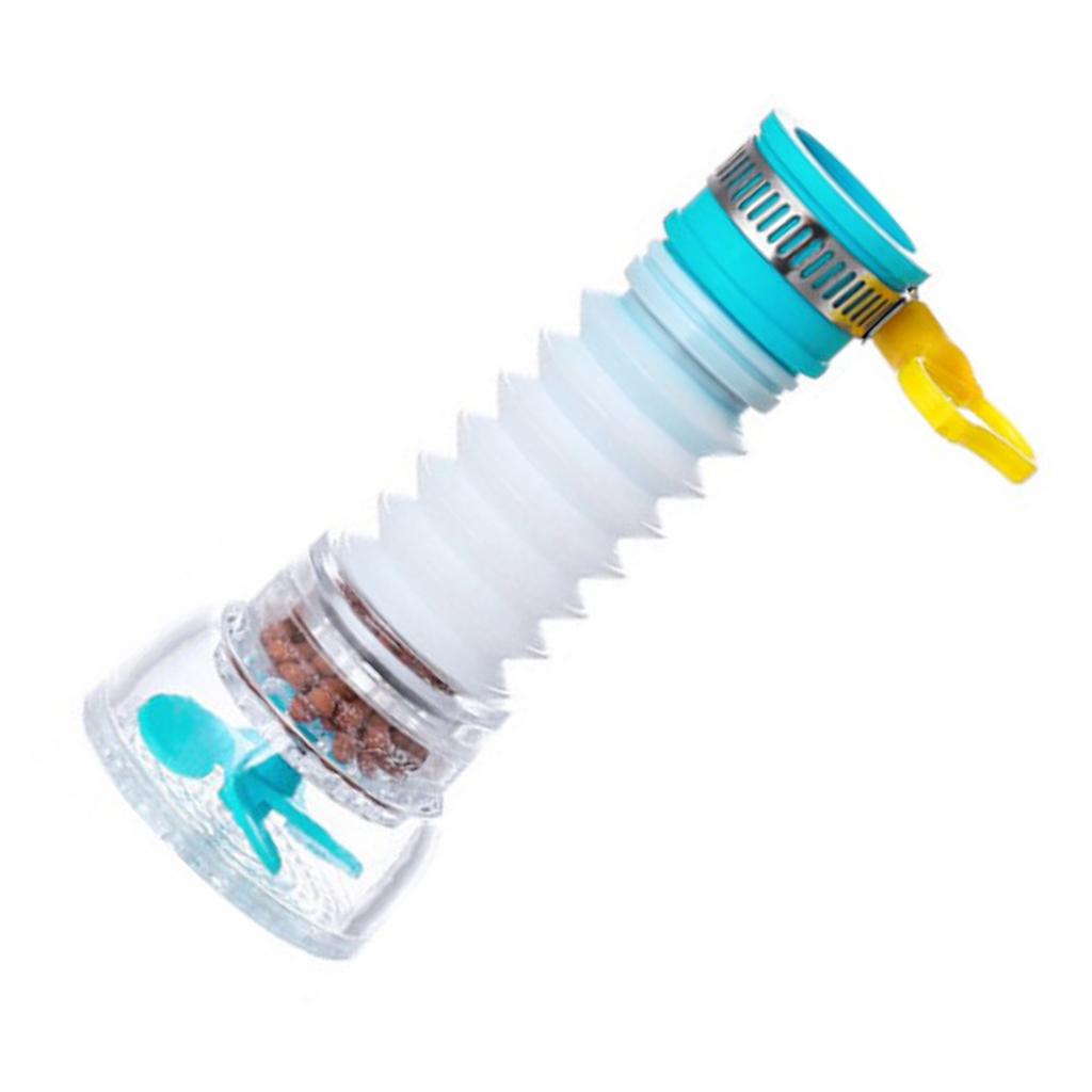 Faucet Filter Spatter Proof Expandable Rotatable Water Tap Filter for Bathroom Kitchen