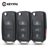 Capa de Chave Remota de Carro Estojo de Chave Para Vw Eos Golf Jetta Polo Tiguan Para Skoda Rapid Superb Octavia Fabia Para Seat Ibiza Leon