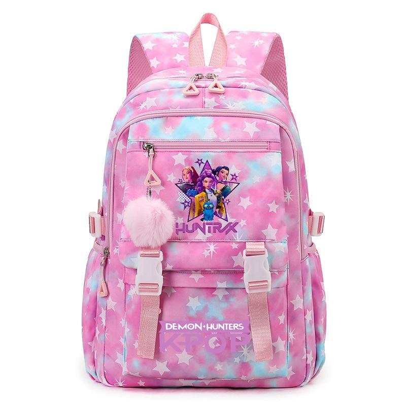 Zaino per Scuola Cartone Animato Kpop Studente Grande Capacità Zaino Ragazza Zaino Scolastico