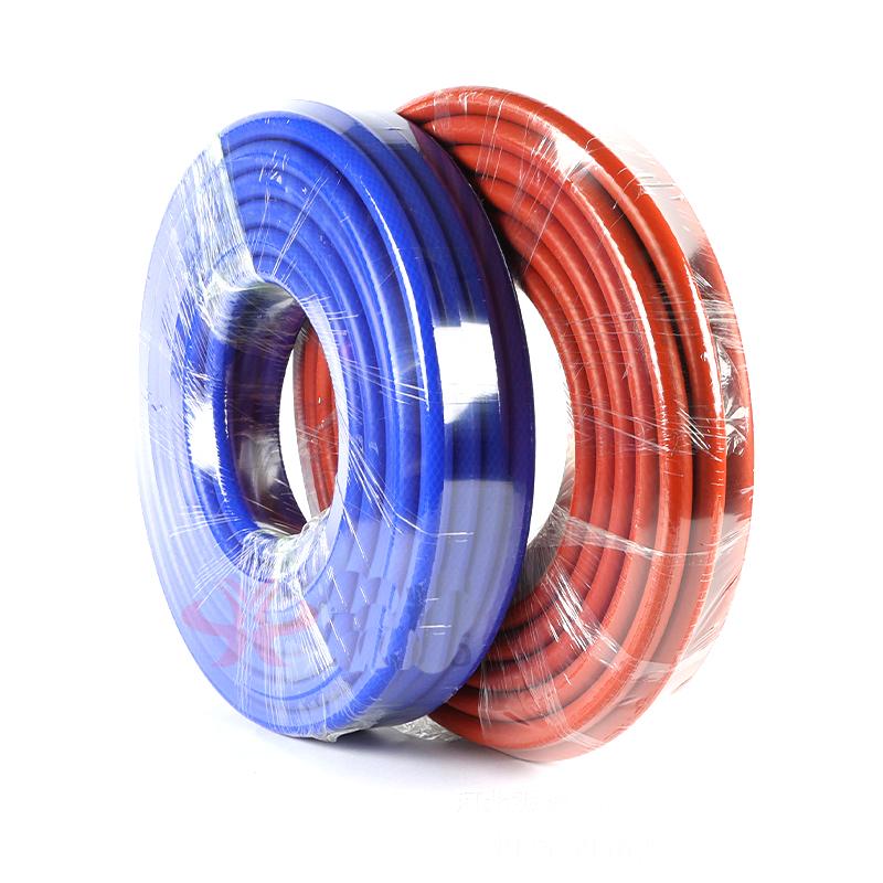 1M 6/8/10/12mm Silicone Hose Automobile Heater Water Pipe Engine High Temperature Vacuum Pipe Double Layer Interwoven Wire Hose