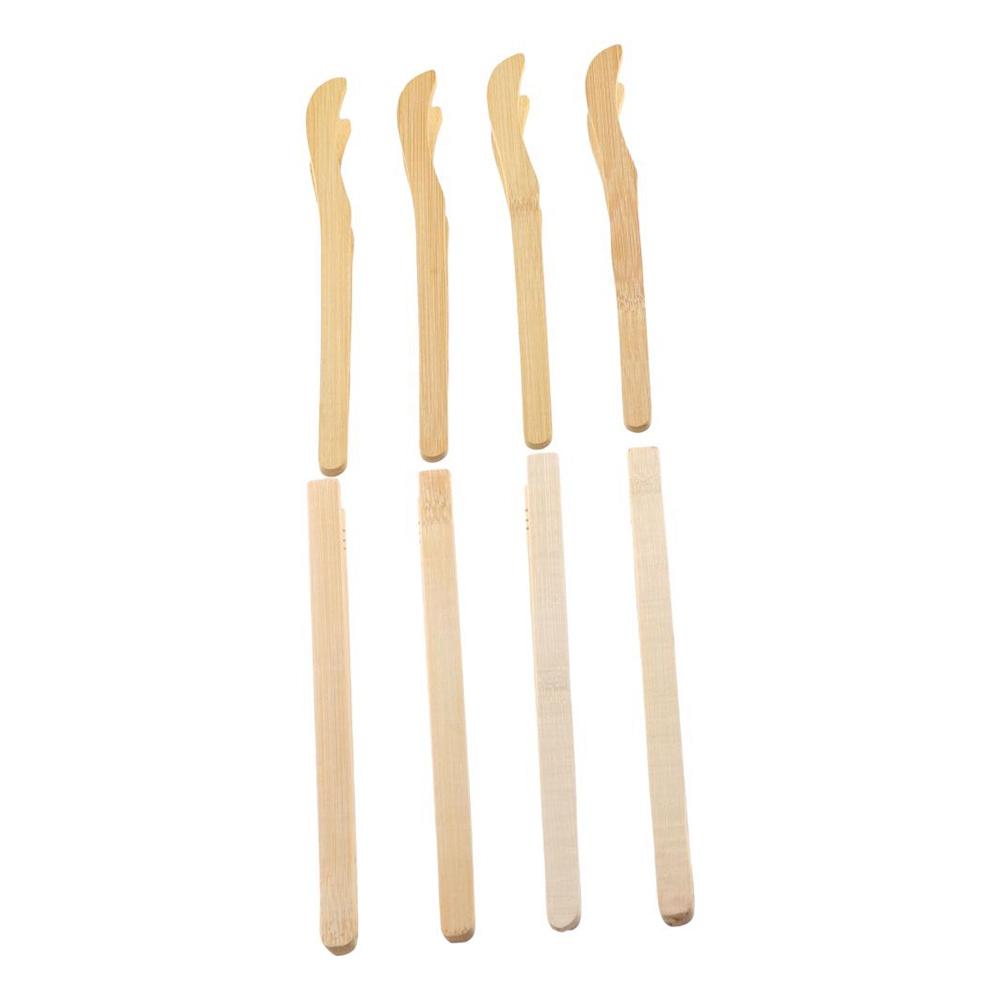1PC Portable Non-slip Reusable Bamboo Anti-scalding Food Clip Salad Tongs Tea Clip Bread Tongs