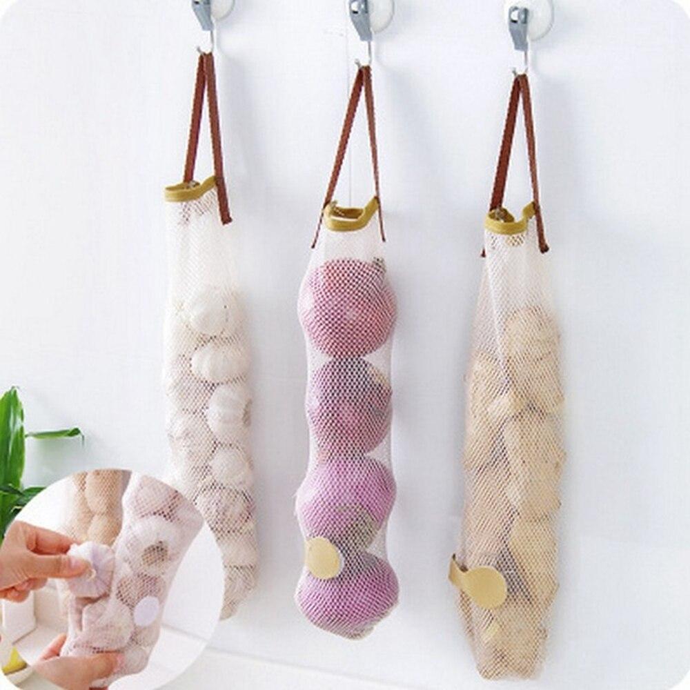 Storage Net Bag Multi-purpose Hangable Kitchen Onion Potato Tomato
