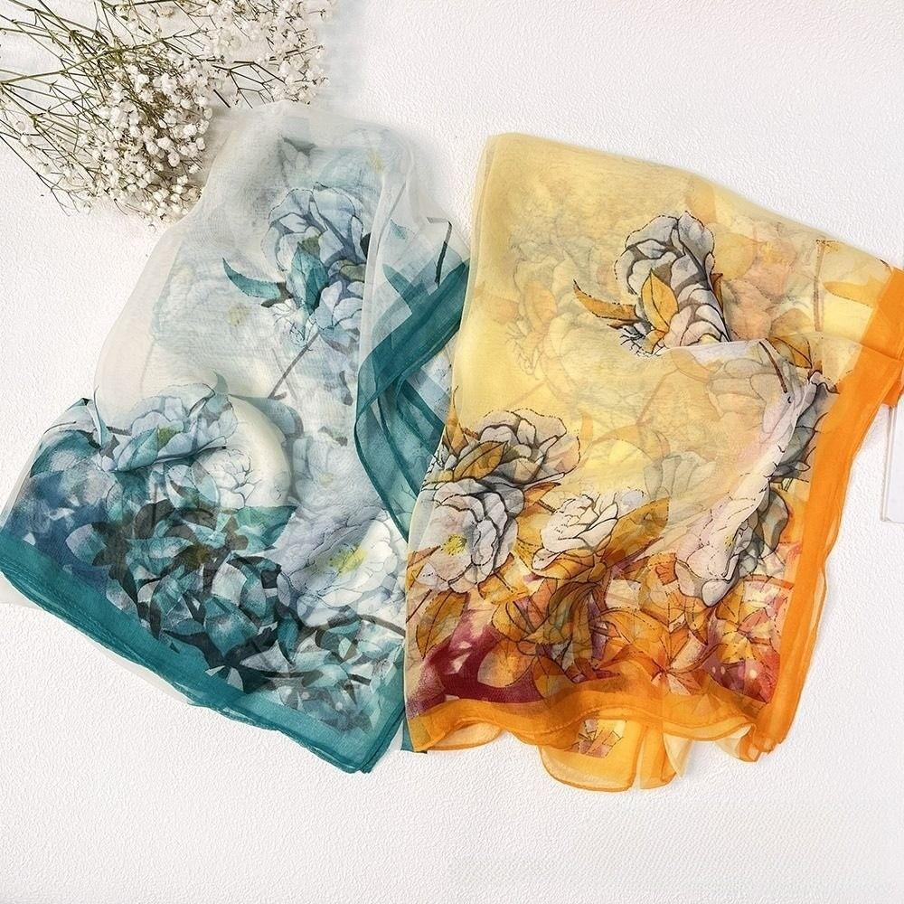 Sun-Resistant Beach Shawl Breathable Bandana Portable Sunscreen Hijab  for Women