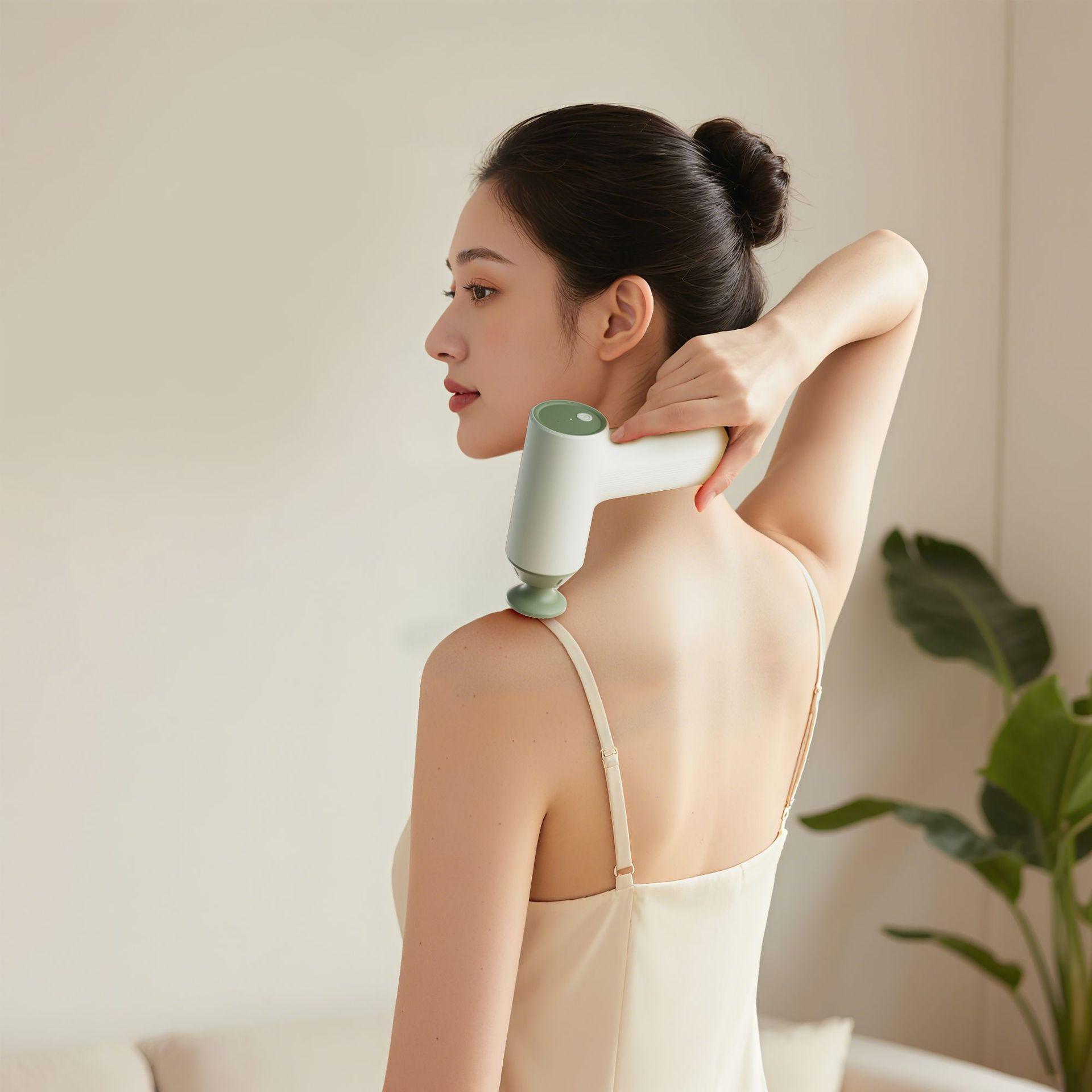 Multi-Head Mini Fascia Gun: Professional Muscle Relaxer Massager for Men 360g