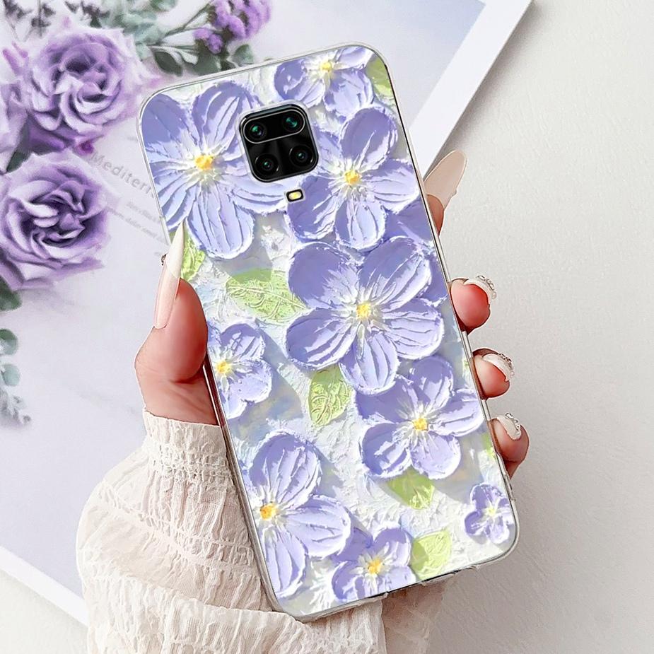 For Xiaomi Redmi Note 9 Pro Case Luxury Painted Cover Soft Silicone Phone Case For Redmi Note 9 Pro Max Note9 S 9S Fundas Bumper