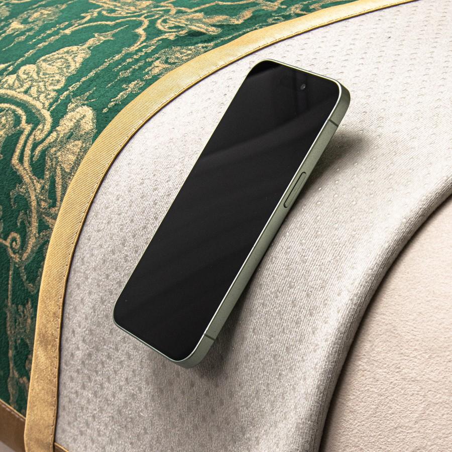 Fashion Black Anti-slip Couch Covers for Living Room, Luxury Towel, Gold Edge, Thicken Chenille Sofa Cover, Cloud Pattern,