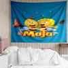 1 PZ Ape Avventura Maya Arazzo Accessori Stanza dei Giochi Arazzo, per Camera da Letto, Soggiorno, Stanza del Dormitorio Decorazione Murale Ventaglio Regali di Compleanno