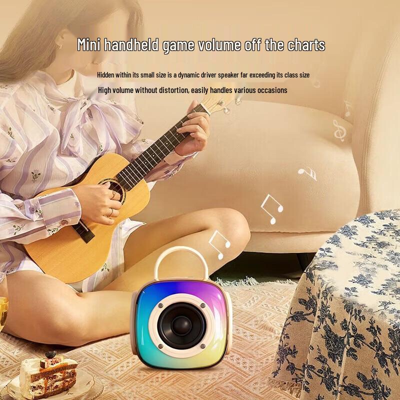 Newmine M81 Bluetooth KTV Speaker & Dual Wireless Microphone Set CN plug (adapter included)
