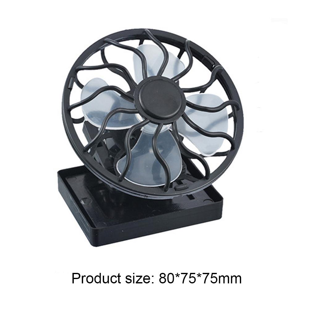 Solar Power Mini Clip Fan Clip on Desk Fan Portable Mini Personal Fan Air Cooling Fan Desktop Fan for Outdoor Camping Hiking