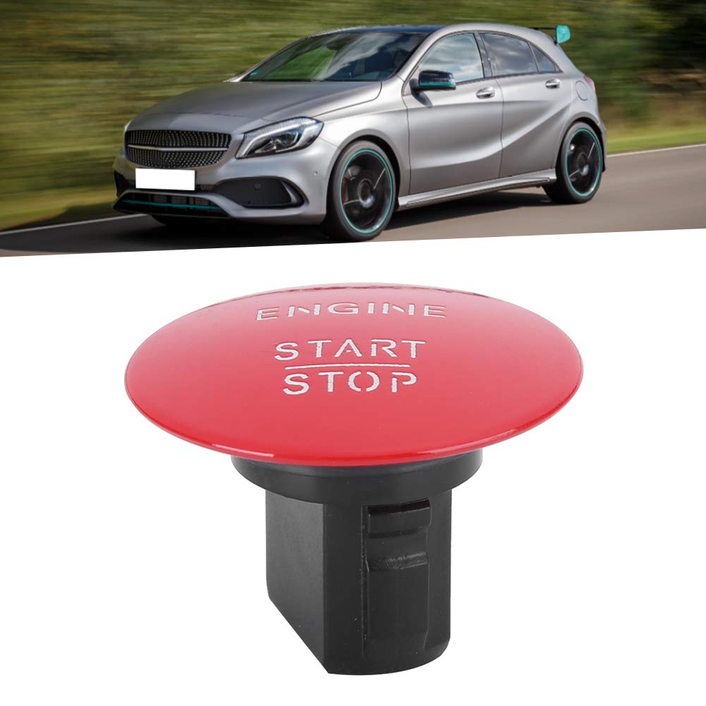 Gorgeri Motor Schlüsselloser Start Stopp Druckknopf Roter Schalter Passt 2215450714 Mercedes-Benz W176 C117 X218