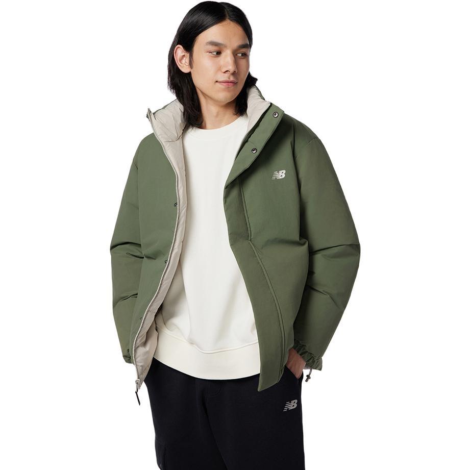 New Balance Waterproof Warm Jacket Asia Sizing 'Green Grey' Men's AMJ34333-DON