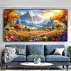 Diamond Mosaic Natural Mountain Scenery Large Size Diy Diamond Painting Full Drill Landscape Jewelry Cross Stitch Kits Wall Decor