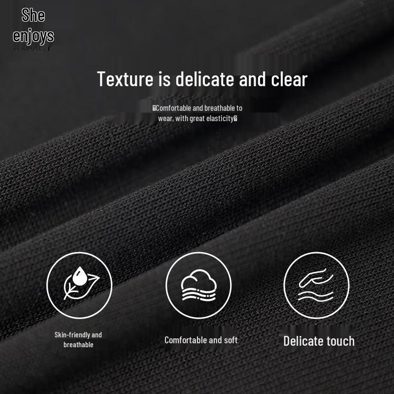 Women's Round Neck Knit T-Shirt