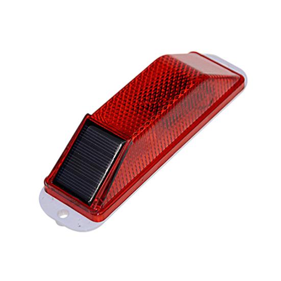 Solar Powered Flashing Warning Safety Strobe Light Enhanced Visibility LED Flashing Beacon for Trucks Barriers