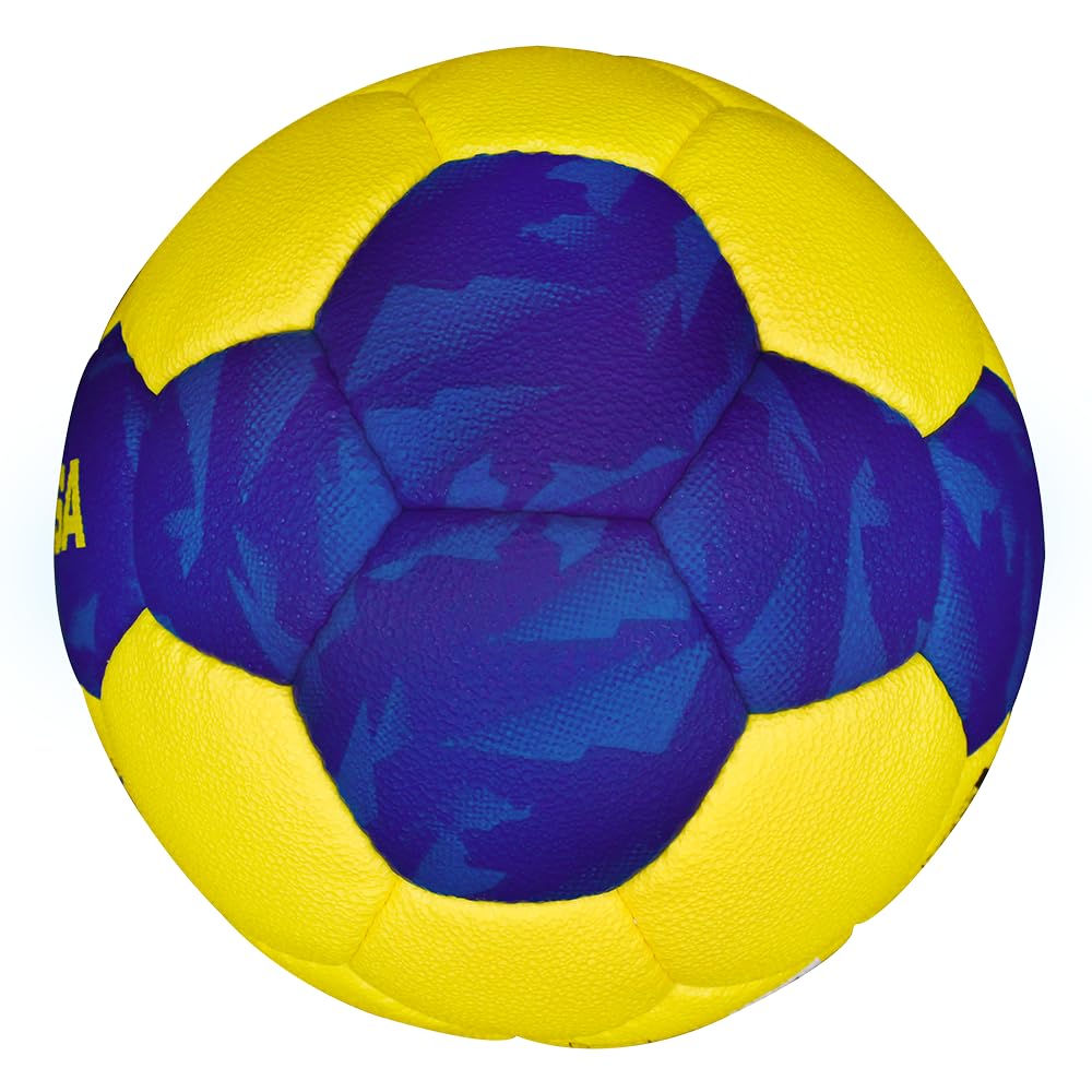 MIKASA Outdoor Size 3 Recommended Internal Handball, (Men's, Adult/College/High School), HB351B-YBL, Pressure 0.1-0.2 kgf/cm²