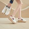 Platform Sneakers Women's Autumn 2026 New Outdoor Non Slip Height Increase Vulcanized Shoes Fashion Lace Up Comfort Casual Shoes