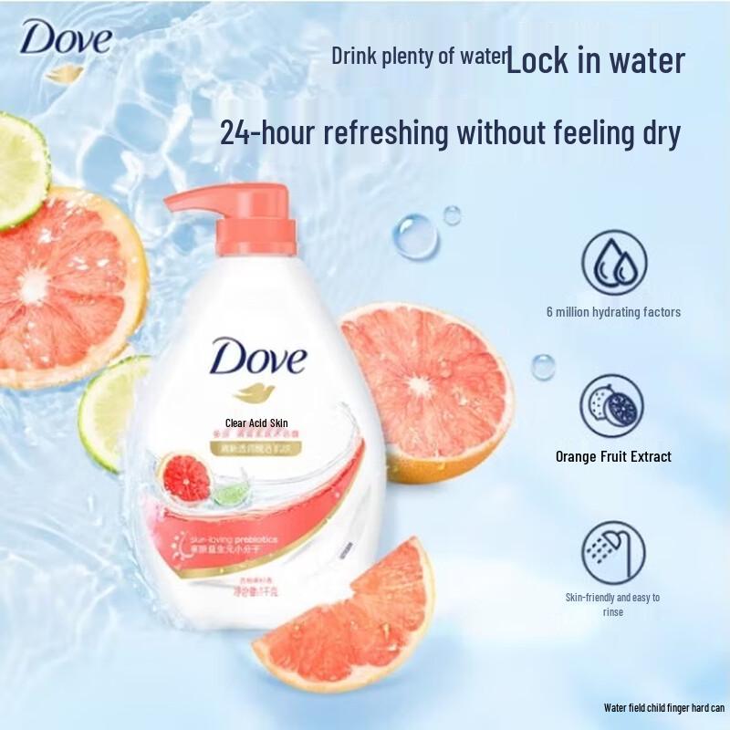 Dove Refreshing & Nourishing Shower Gel with Oats