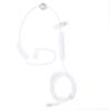 Air Conduit Earphone Single Earbud Spiral Tube Stereo Line Control Type Universal for Smart Phone