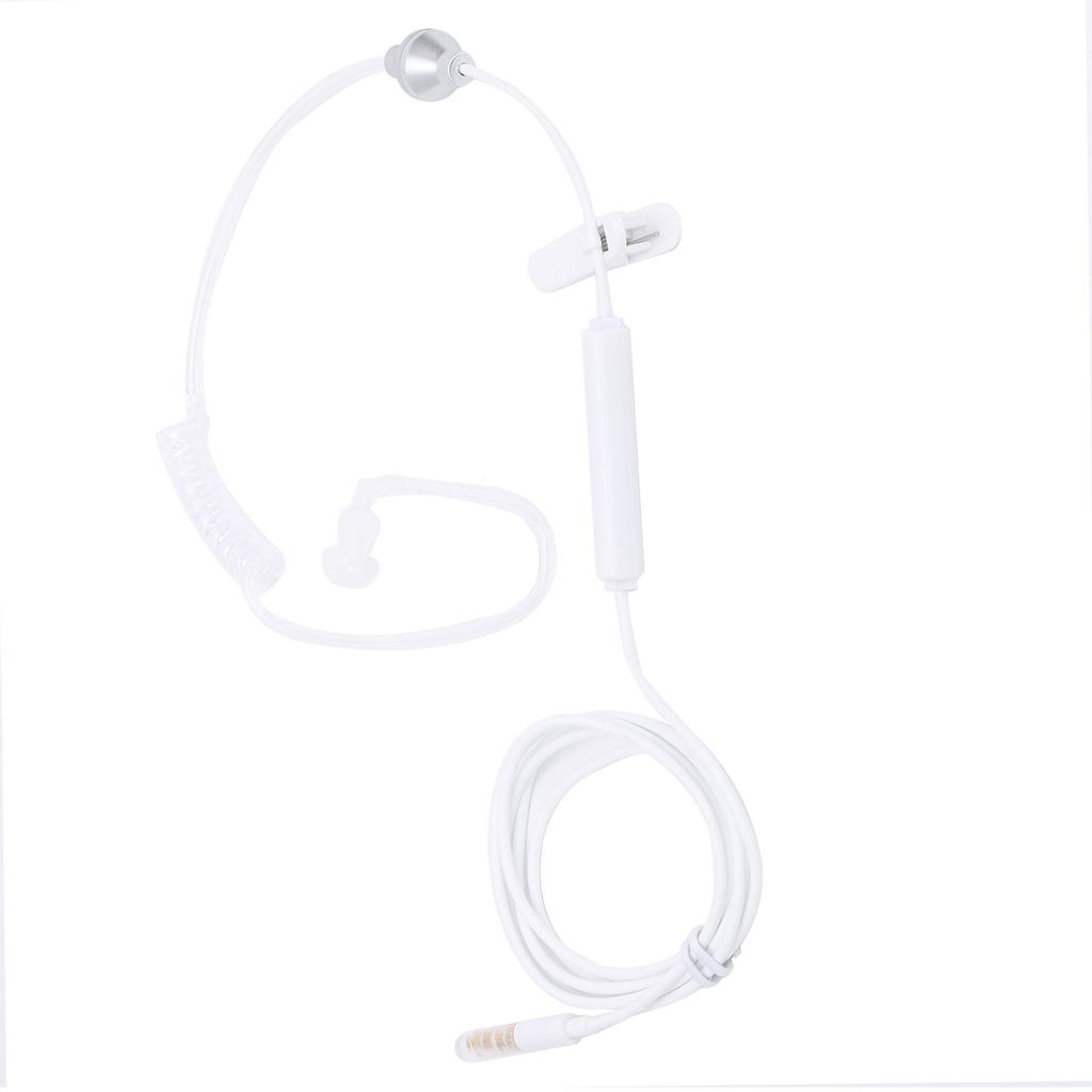 Air Conduit Earphone Single Earbud Spiral Tube Stereo Line Control Type Universal for Smart Phone