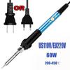 1PC Soldering Iron Adjustable Temperature Electric UR Plug 60W 80W Welding Solder Rework Station Heat Pencil Tips Repair Tool