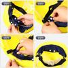 Snap-On Helmet Accessories Black/Blue/Gray/Dark Blue Helmet Sweat Band Helmet Lining Pad  Hard Hat
