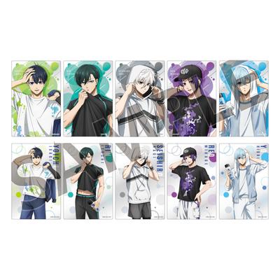 Blue Lock Handelsklara Kort Träningskläder Stil 10-pack Låda