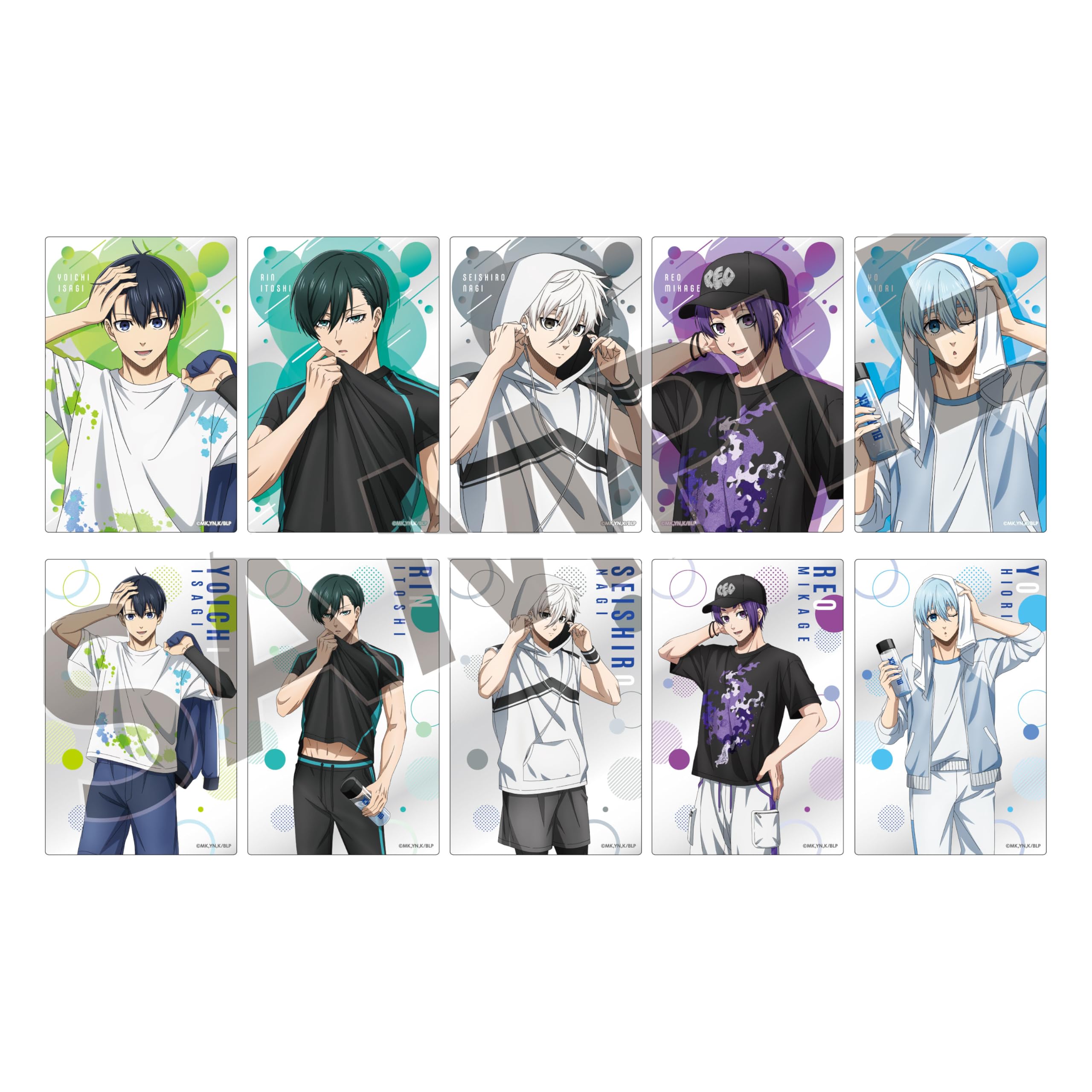 

Blue Lock Trading Clear Cards Training Wear Style 10-Pack Box